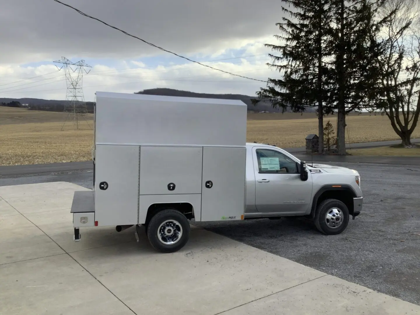 Enclosed utility bed custom Truck